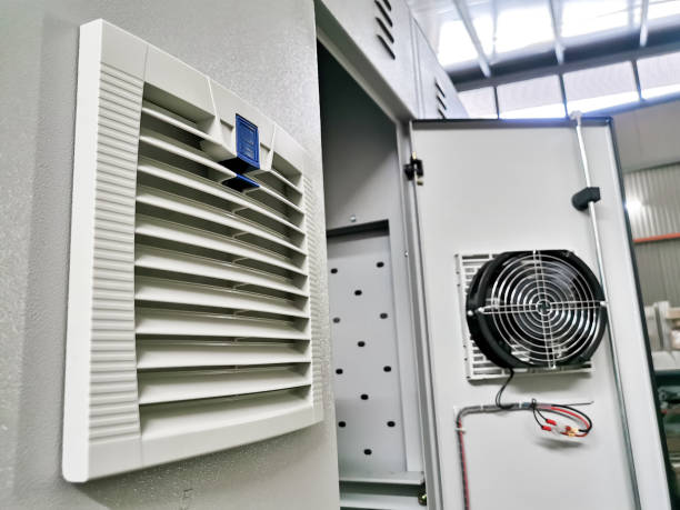 Industrial ventilation and drying setup